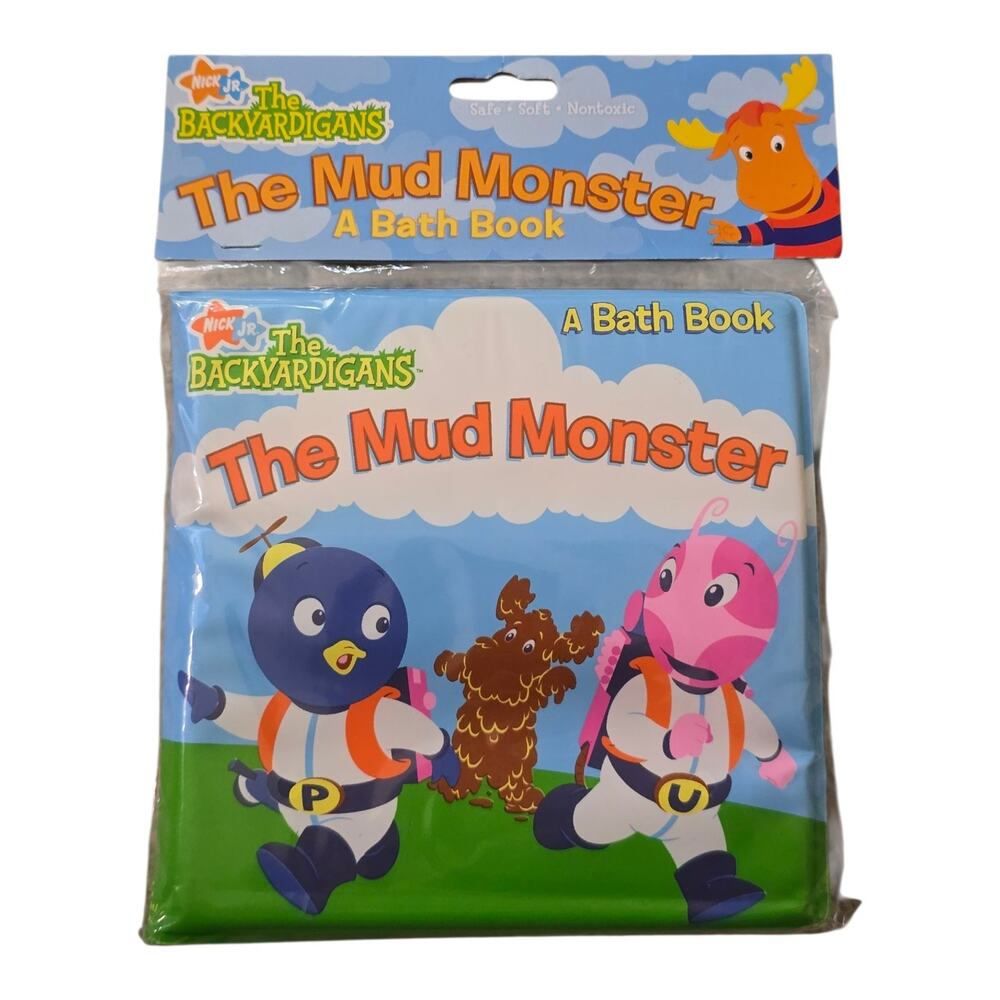 nickelodeon backyardigans mud monster bath book 2007 Y2K Deadstock